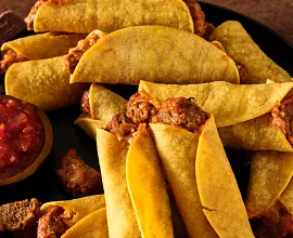 Air Fryer Meatball Taquitos